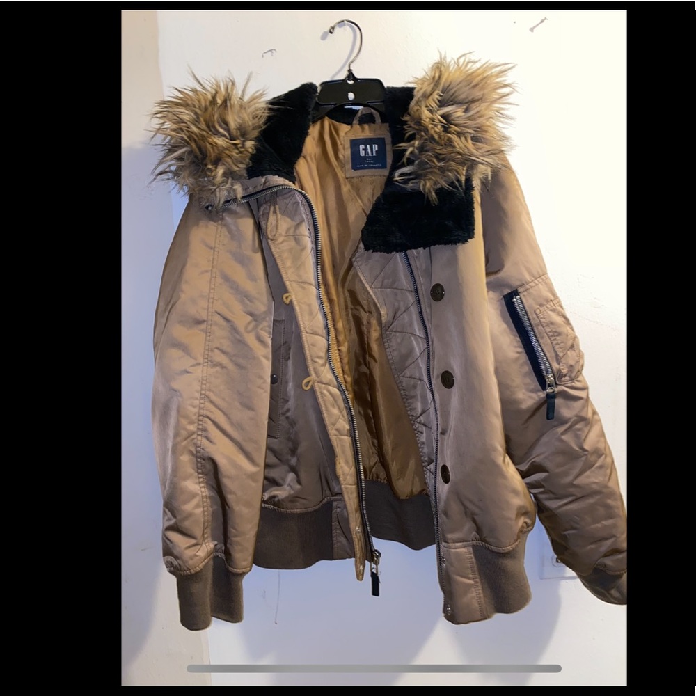 Very warm hooded bomber jacket